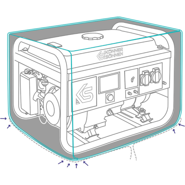 Чехол для генератора KONNER&SOHNEN KS Cover 10
