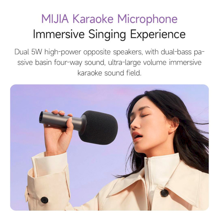 Караоке-мікрофон XIAOMI MIJIA MiJia Karaoke Gray