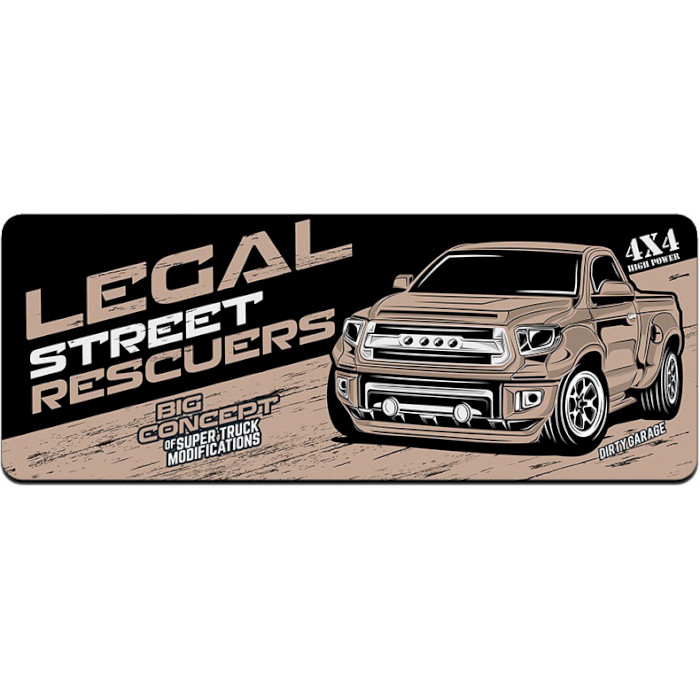 Коврик для мыши VOLTRONIC Legal Street Rescuers 700x300 (LA3027)