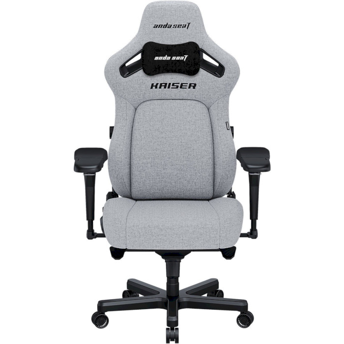 Крісло геймерське ANDA SEAT Kaiser 4 Gray Fabric Size XL