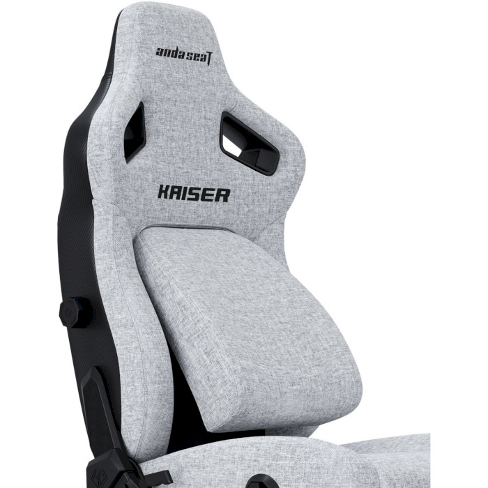 Крісло геймерське ANDA SEAT Kaiser 4 Gray Fabric Size XL