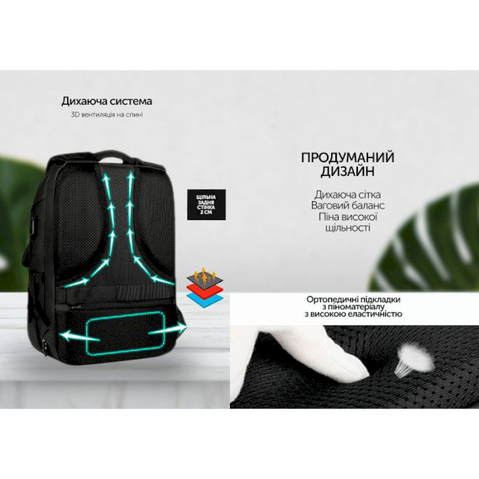 Рюкзак GELIUS Waterproof Protector 2 Black