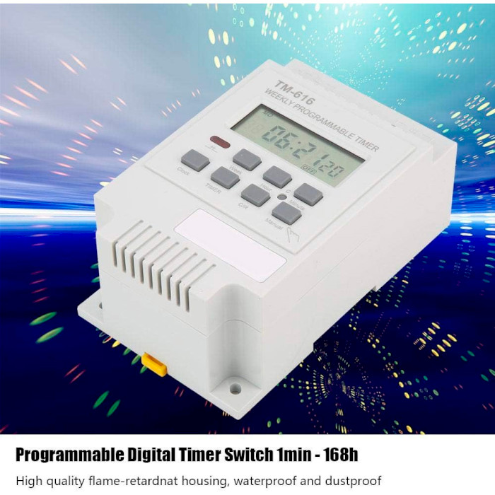 Таймер недельный электронный SINOTIMER TM616W-2