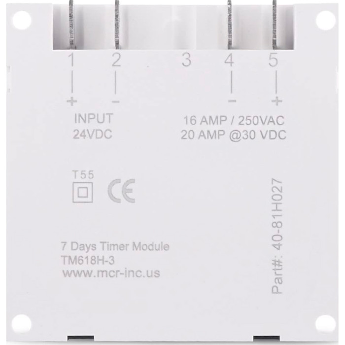 Таймер недельный электронный SINOTIMER TM618H-3