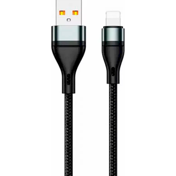 Кабель JELLICO B16 USB-A to Lightning 15W 1м Black