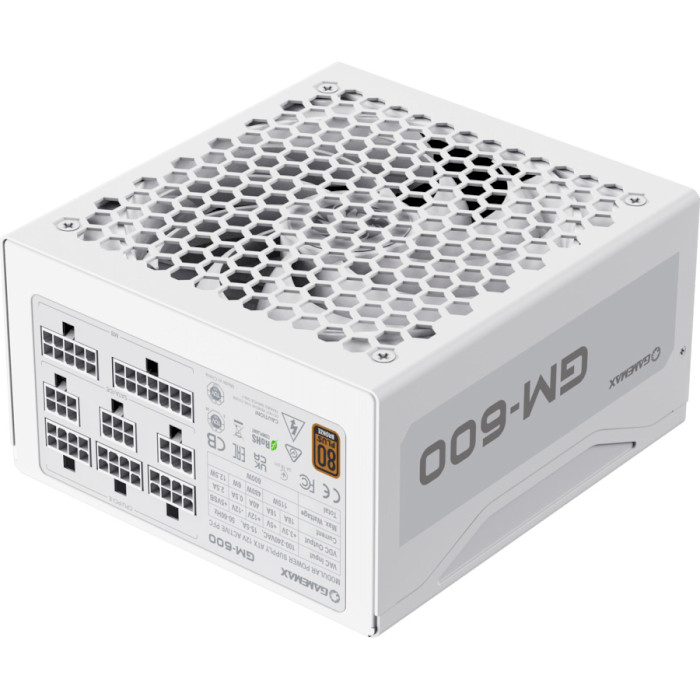 Блок питания 600W GAMEMAX GM-600 Modular White