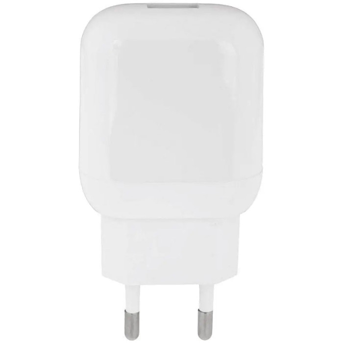 Зарядний пристрій XO L37 1xUSB-A, 2.1A White w/Lightning cable (L37I-WH)