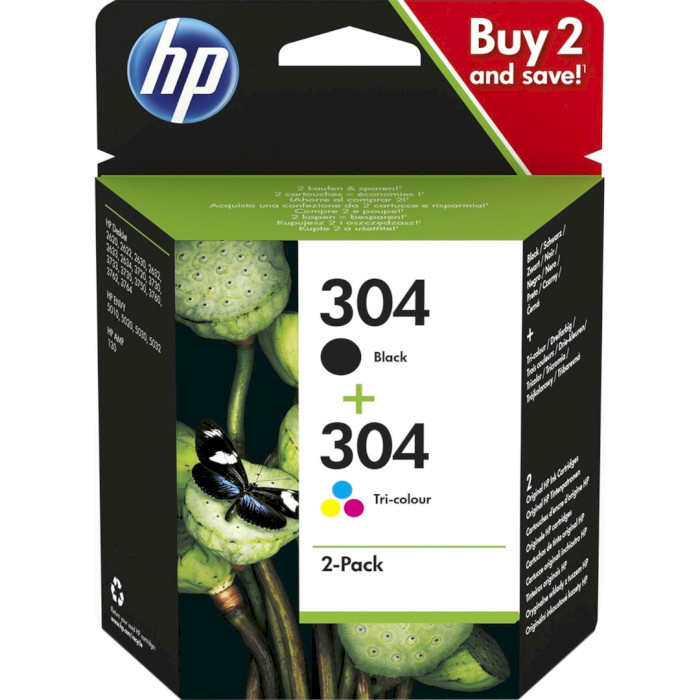 Картридж HP 304 Black+Color (3JB05AE)