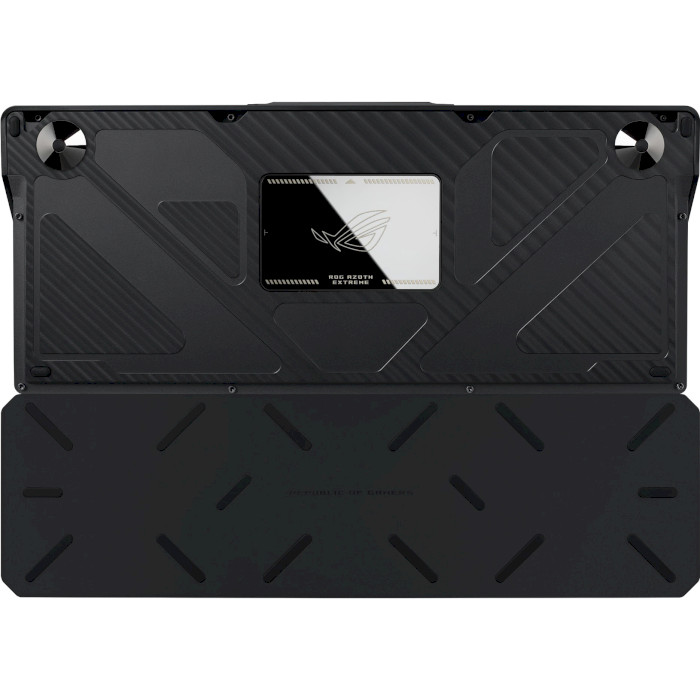 Клавіатура бездротова ASUS ROG Azoth Extreme NX Snow Switch Black (90MP03MA-BKUA01)