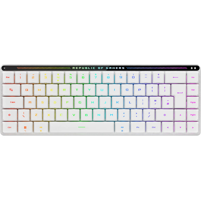 Клавиатура беспроводная ASUS ROG Falchion RX Low Profile RX Low-Profile Red Switch White (90MP03EC-BKMA10)