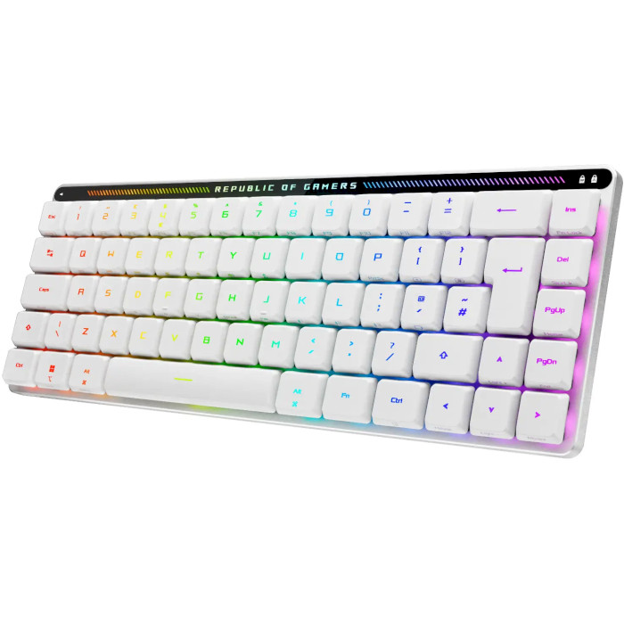 Клавиатура беспроводная ASUS ROG Falchion RX Low Profile RX Low-Profile Red Switch White (90MP03EC-BKMA10)