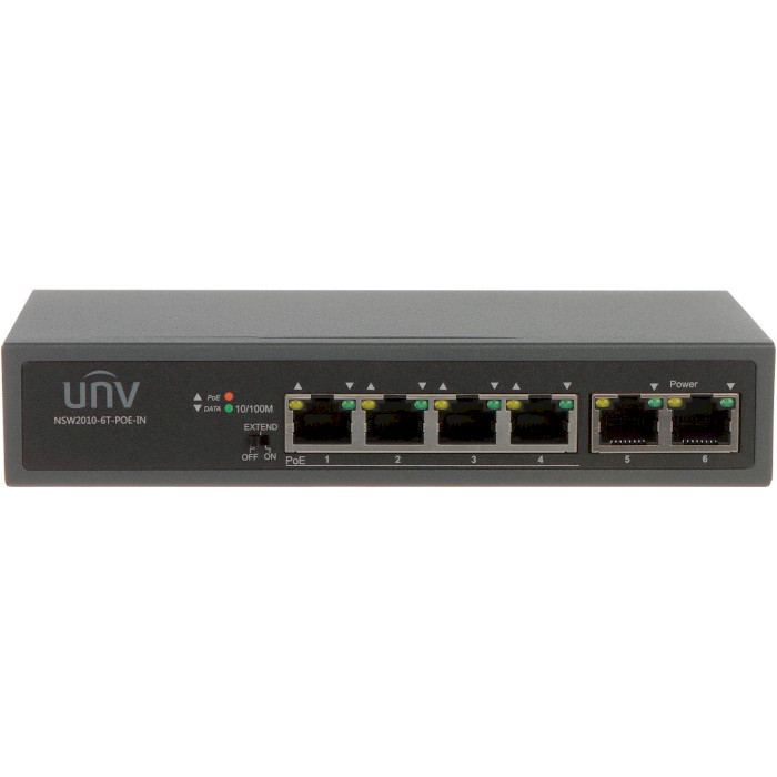 Комутатор UNIVIEW NSW2010-6T-POE-IN