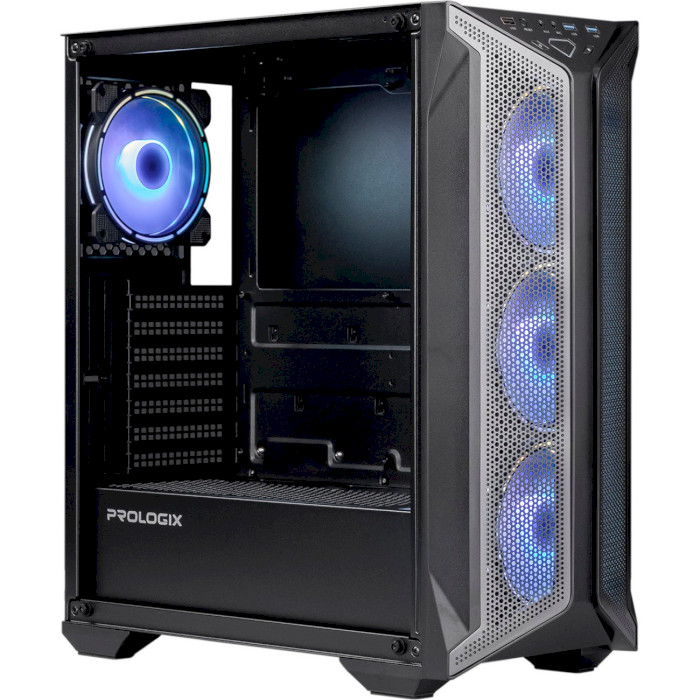 Корпус PROLOGIX E119 Tempered Glass&Mesh Black