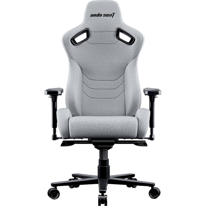 Крісло геймерське ANDA SEAT Kaiser 2 Pro Gray Fabric Size XL