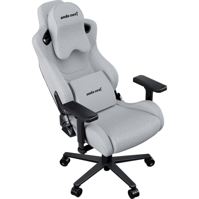 Крісло геймерське ANDA SEAT Kaiser 2 Pro Gray Fabric Size XL