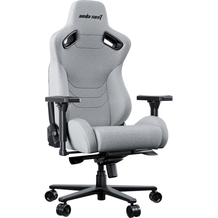 Крісло геймерське ANDA SEAT Kaiser 2 Pro Gray Fabric Size XL