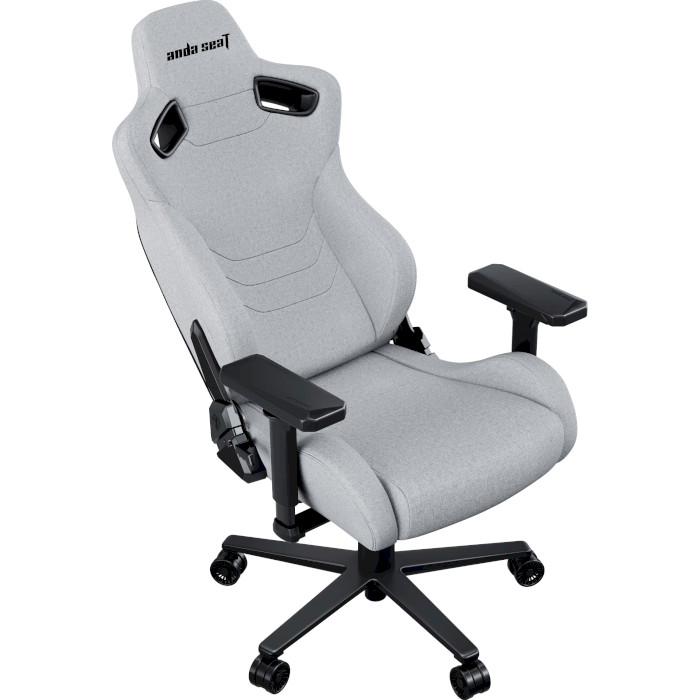 Крісло геймерське ANDA SEAT Kaiser 2 Pro Gray Fabric Size XL