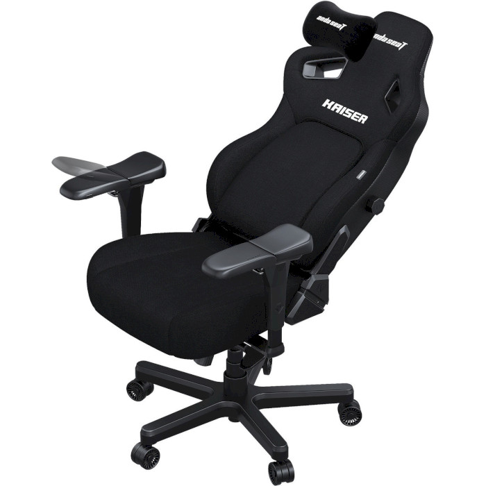 Крісло геймерське ANDA SEAT Kaiser 4 Black Fabric Size XL