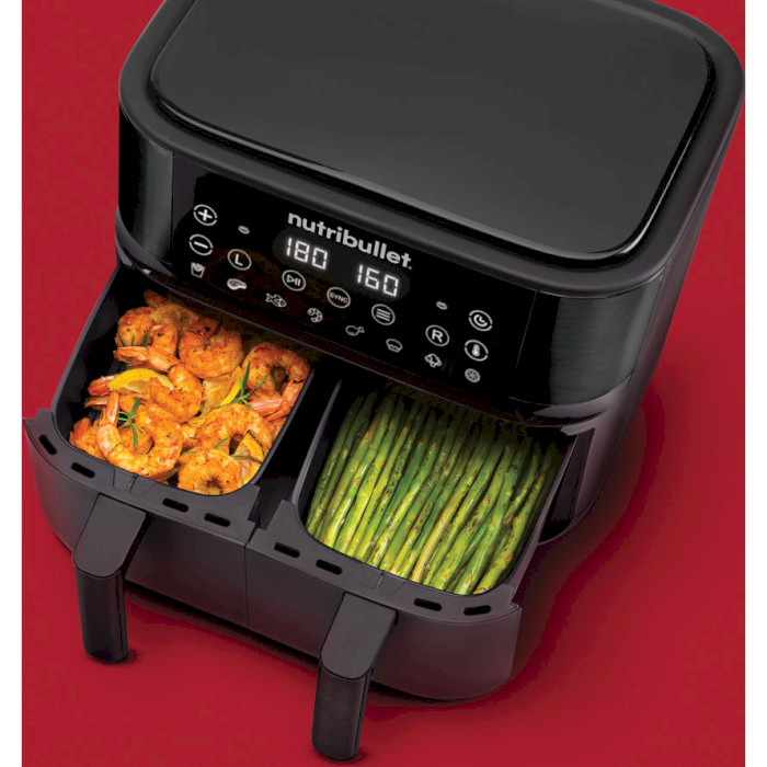 Мультипечь NUTRIBULLET Twin Drawer Air Fryer NBA081B