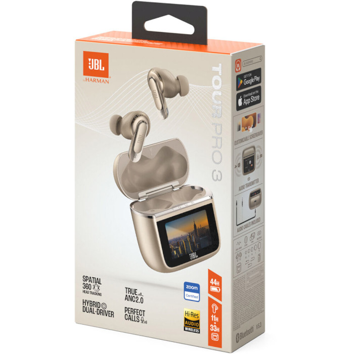 Наушники JBL Tour Pro 3 Latte (JBLTOURPRO3LTT)