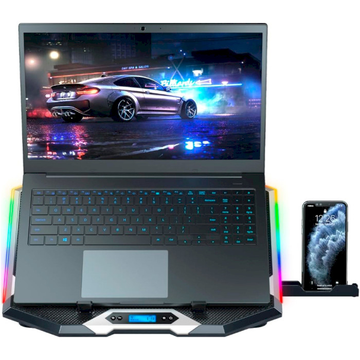 Підставка для ноутбука ICECOOREL K10 RGB Black