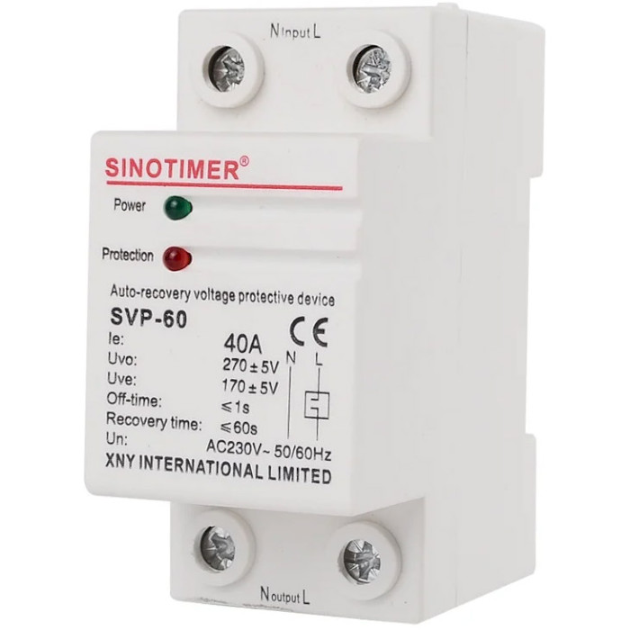 Реле напруги SINOTIMER SVP-60-40A