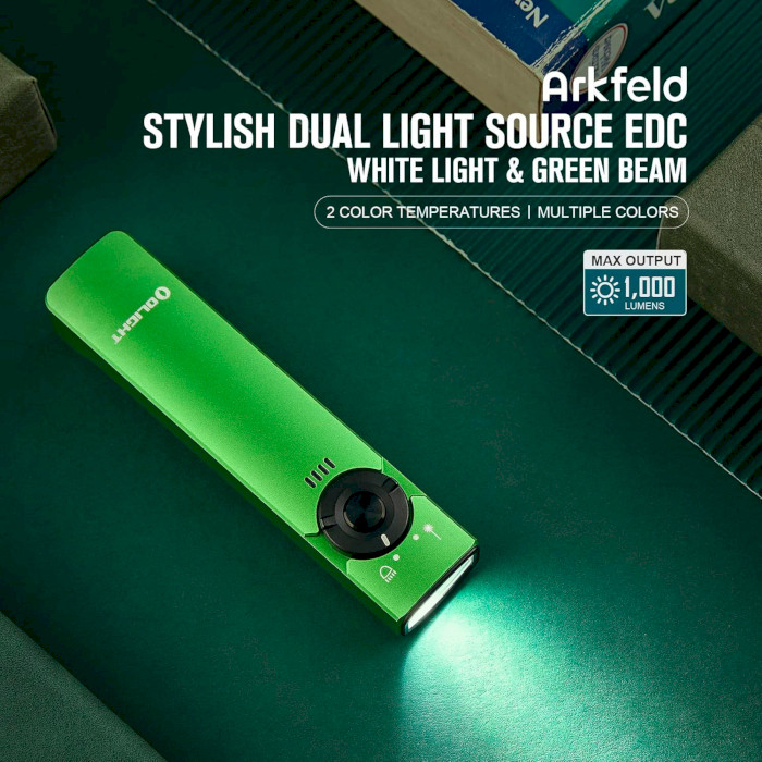 Фонарь OLIGHT Arkfeld Green Beam Lime Green