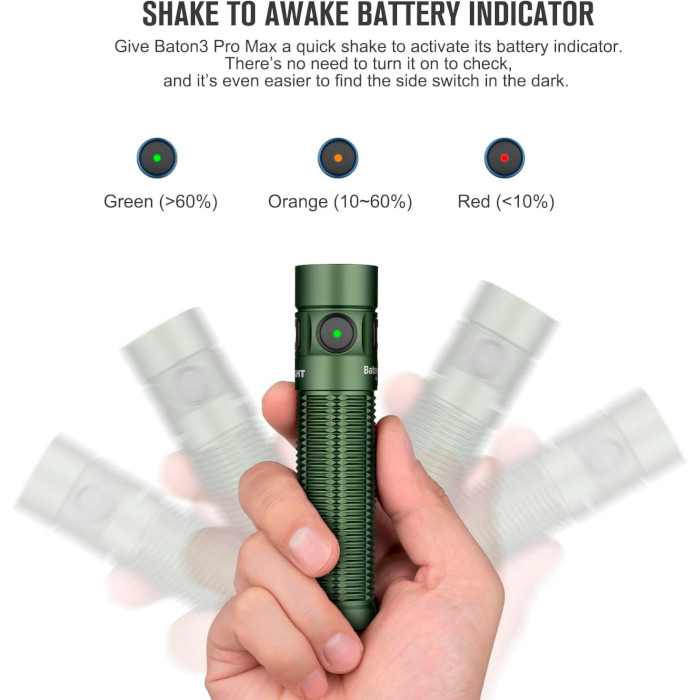 Ліхтар OLIGHT Baton 3 Pro Max OD Green