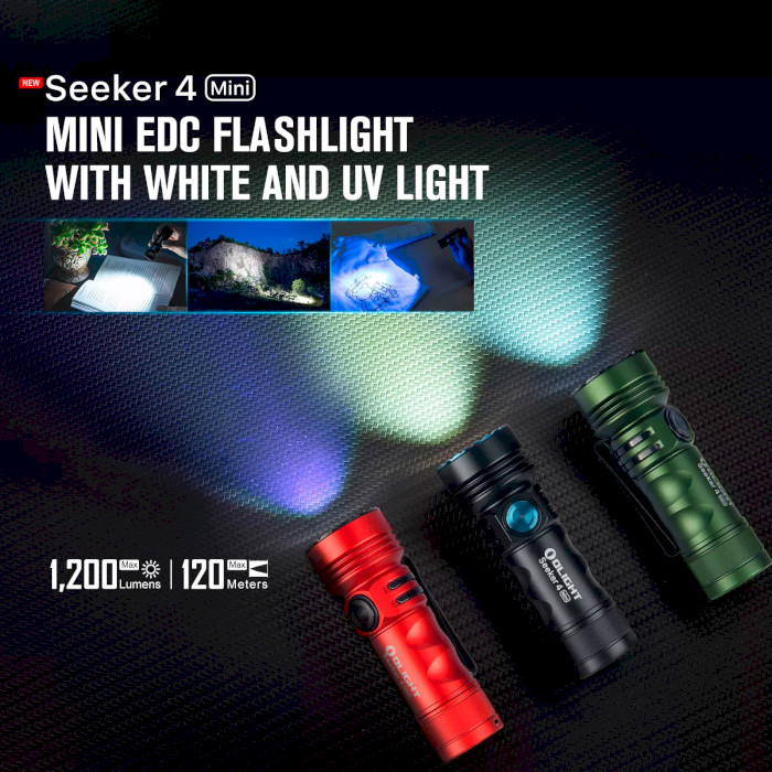 Фонарь OLIGHT Seeker 4 Mini Black