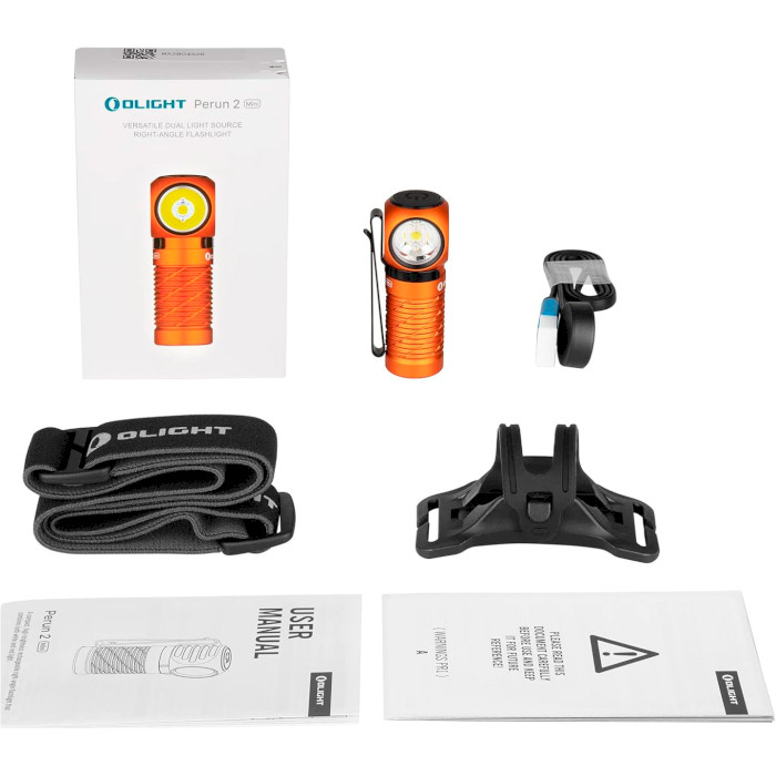 Фонарь налобный OLIGHT Perun 2 Mini Orange