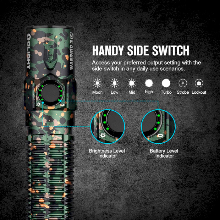 Фонарь тактический OLIGHT Warrior 3S Camo