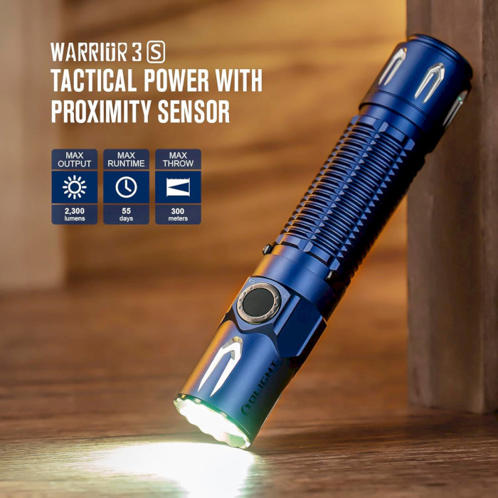 Ліхтар тактичний OLIGHT Warrior 3S Regal Blue