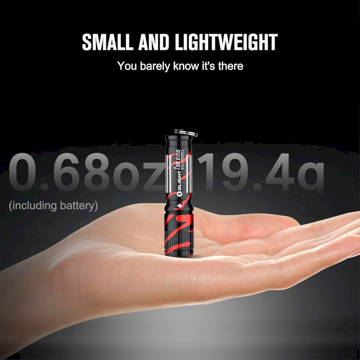 Ліхтар-брелок OLIGHT I3E EOS Black Lava