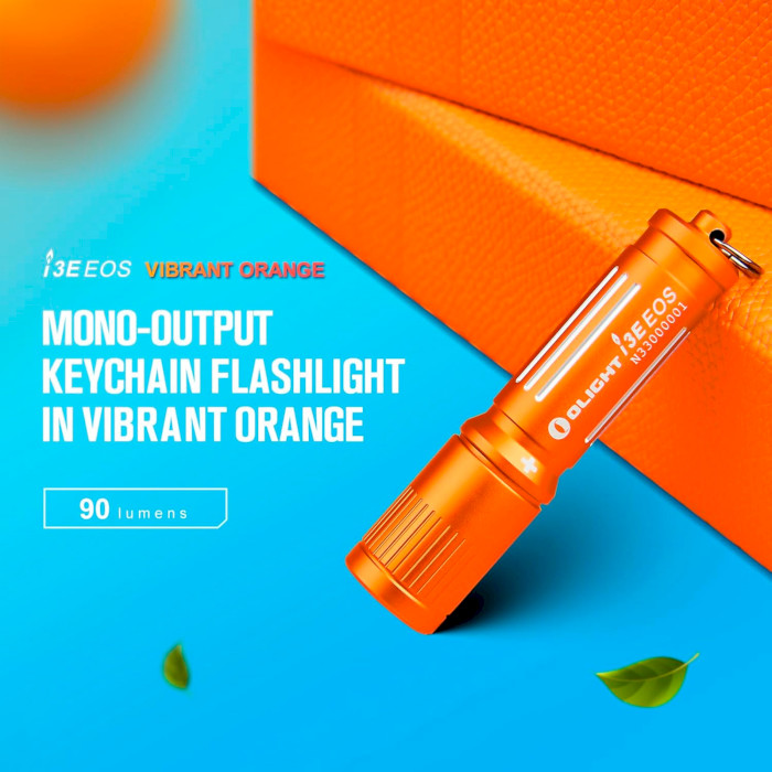 Фонарь-брелок OLIGHT I3E EOS Vibrant Orange