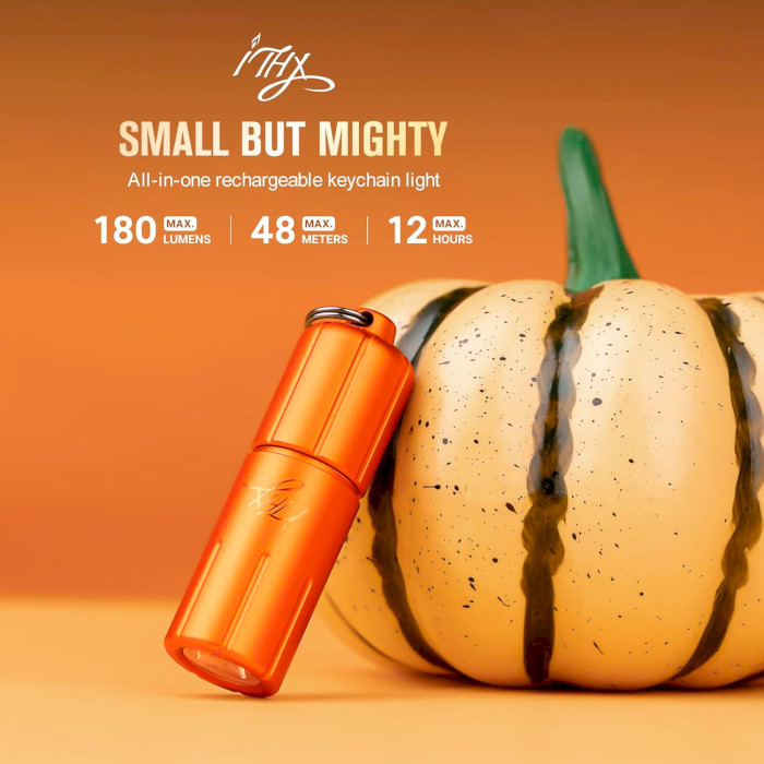 Ліхтар-брелок OLIGHT iTHX Pumpkin Orange