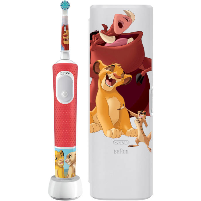 Електрична дитяча зубна щітка BRAUN ORAL-B Pro Kids 3+ D103.413.2KX Lion King