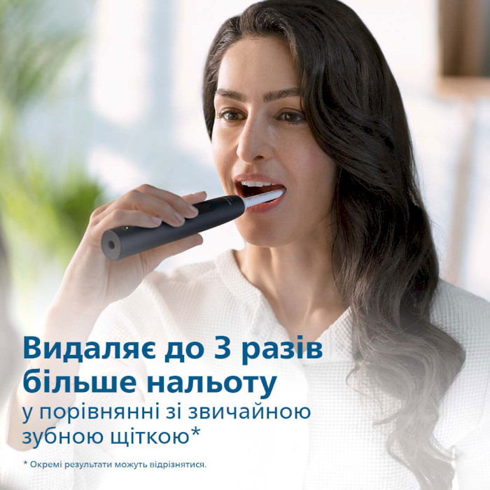 Електрична зубна щітка PHILIPS Sonicare 3100 series Black (HX3673/14)