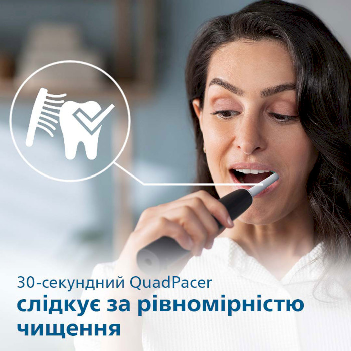 Електрична зубна щітка PHILIPS Sonicare 3100 series Black (HX3673/14)