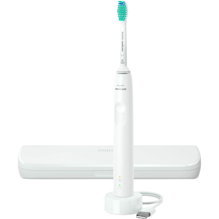 Електрична зубна щітка PHILIPS Sonicare 3100 series White (HX3673/13)