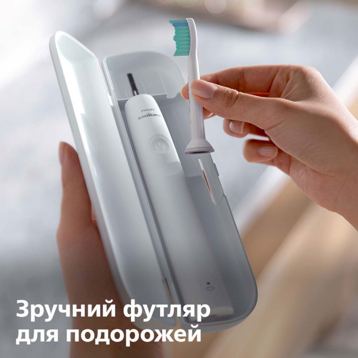 Електрична зубна щітка PHILIPS Sonicare 3100 series White (HX3673/13)