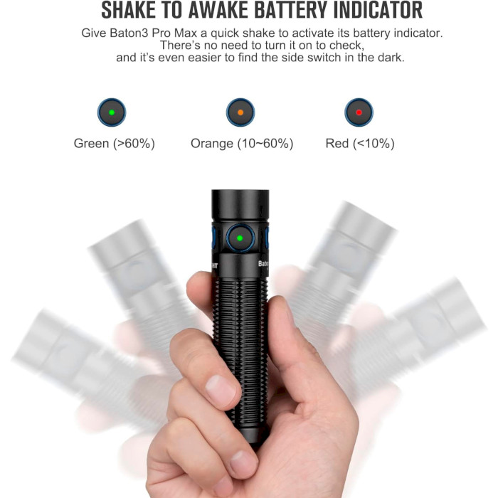 Ліхтар OLIGHT Baton 3 Pro Max Black