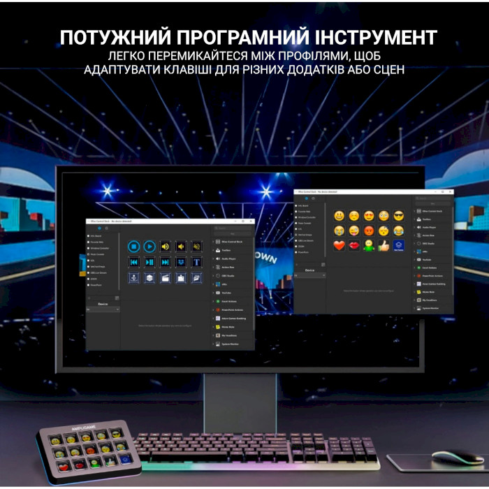 Пульт управління стрімінговими трансляціями FIFINE AmpliGame D6