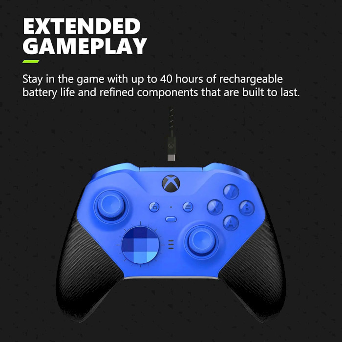 Геймпад MICROSOFT Xbox Elite Wireless Controller 2 Blue Core Edition (RFZ-00018)