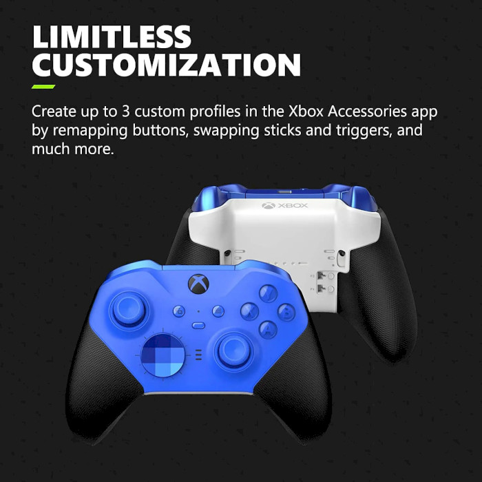 Геймпад MICROSOFT Xbox Elite Wireless Controller 2 Blue Core Edition (RFZ-00018)