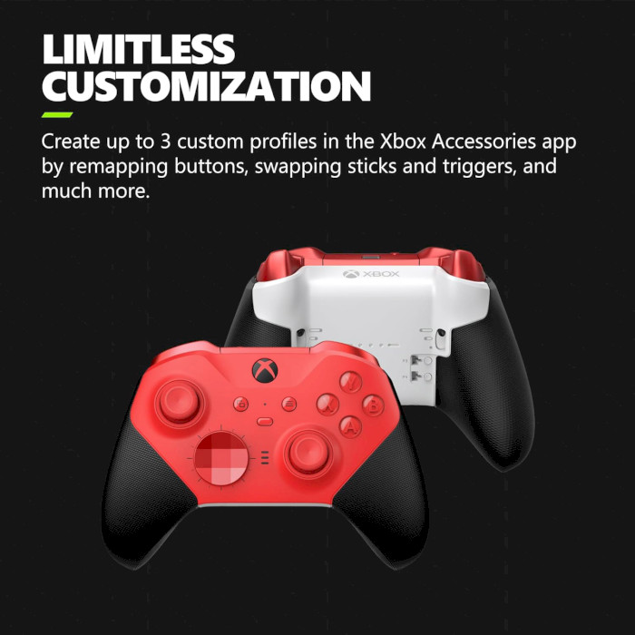 Геймпад MICROSOFT Xbox Elite Wireless Controller 2 Red Core Edition (RFZ-00014)