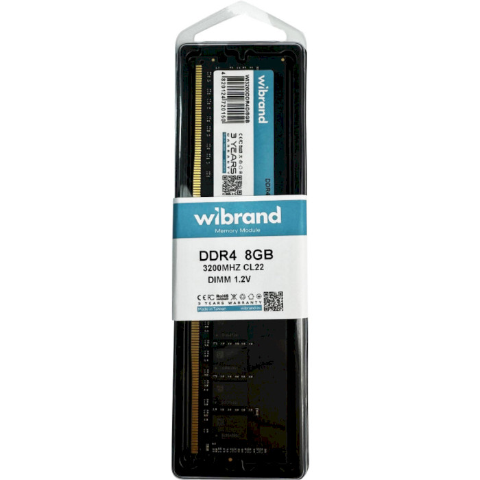 Модуль пам'яті WIBRAND DDR4 3200MHz 8GB