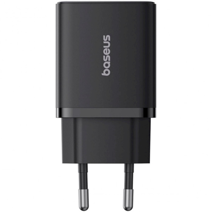 Зарядний пристрій BASEUS Cube Fast Charger C+U 30W Black (P10111404113-00)