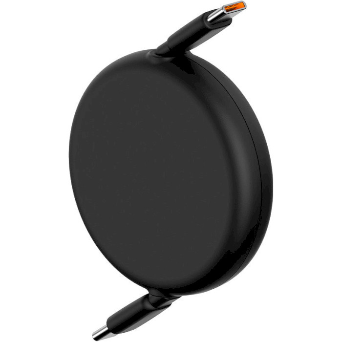 Кабель BASEUS Free2Draw Mini Retractable Charging Cable Type-C to Type-C PD3.0 100W 1м Black (P10364500111-00)