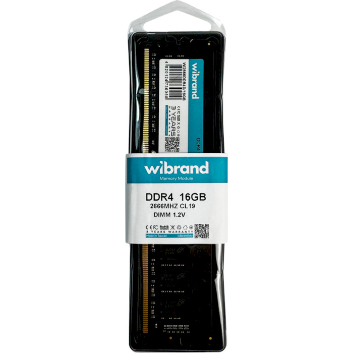 Модуль пам'яті WIBRAND DDR4 2666MHz 16GB