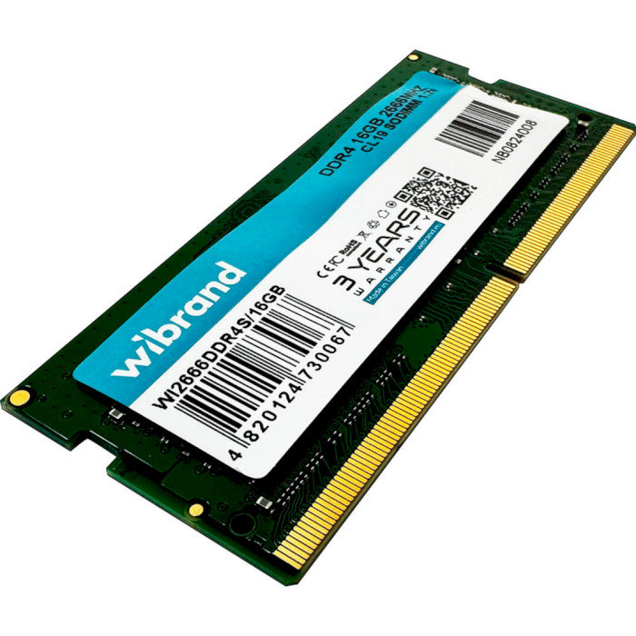 Модуль пам'яті WIBRAND SO-DIMM DDR4 2666MHz 16GB